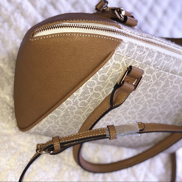 CALVIN KLEIN MONOGRAM SATCHEL - Picture 5 of 8